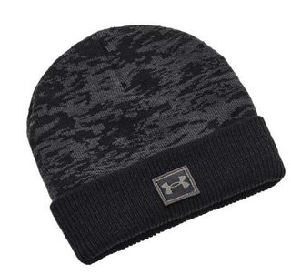 Under Armour Graphic Knit Junior Wintermütze, schwarz