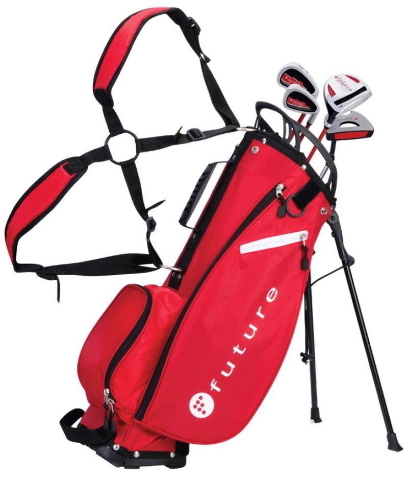 Spalding Future Junior Golfset, 120-130 cm, rot