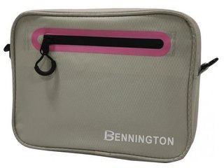 Bennington Pouch Tasche, hellgrau/pink
