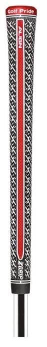 Golf Pride ZGrip Cord Align Griff, Midsize, schwarz/weiss/rot