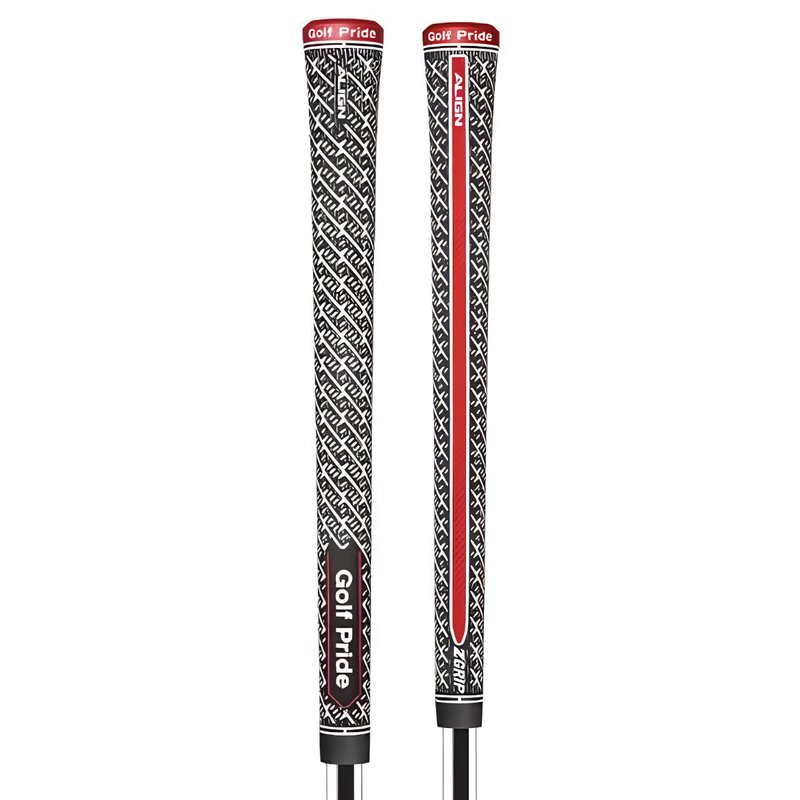 Golf Pride ZGrip Cord Align Griff, Midsize, schwarz/weiss/rot