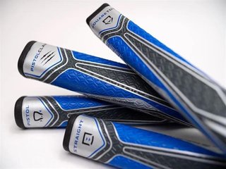 Lamkin SINKFIT PU Straight Putter Grip, schwarz/blau