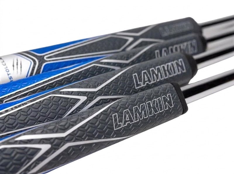 Lamkin SINKFIT PU Straight Putter Grip, schwarz/blau