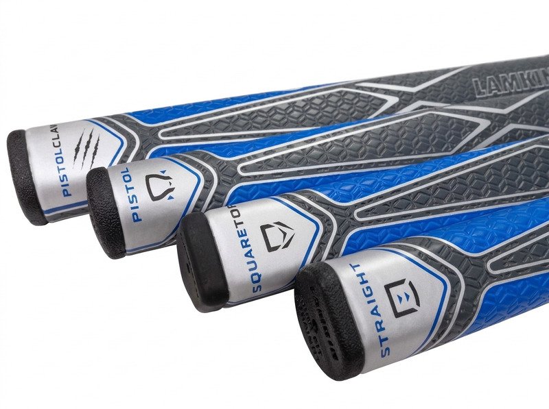 Lamkin SINKFIT PU Straight Putter Grip, schwarz/blau