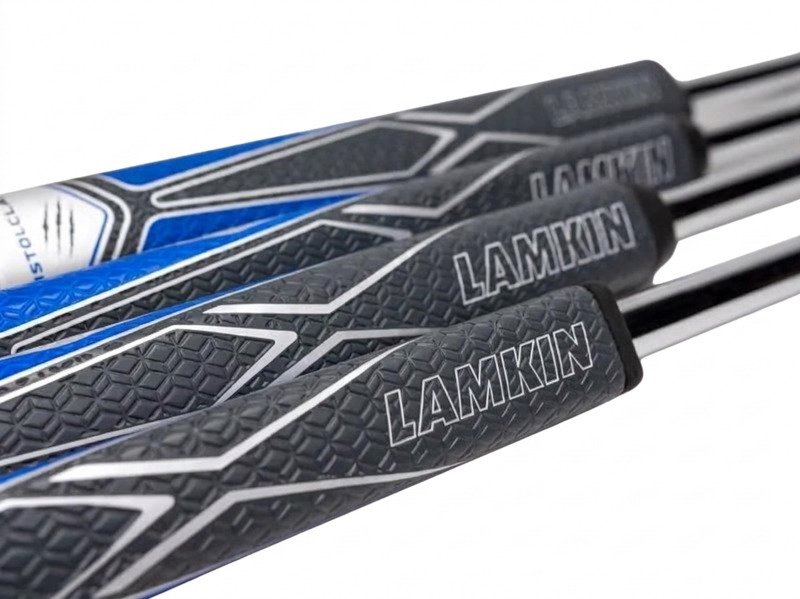 Lamkin SINKFIT PU Pistol Putter Grip, schwarz/blau