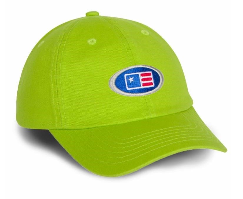U.S. Kids Golf Oval Twill Junior Golf Cap, grün