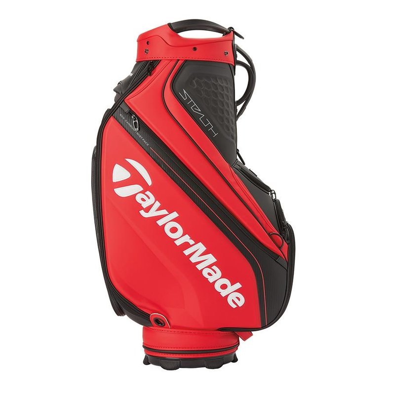 TaylorMade Tour 9.5" Stealth Staffbag, rot/schwarz
