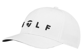 TaylorMade Lifestyle Golf Logo Herren Cap, weiss