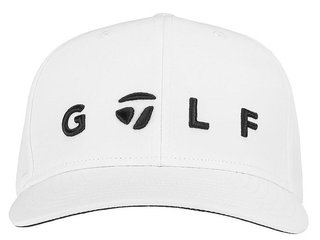 TaylorMade Lifestyle Golf Logo Herren Cap, weiss