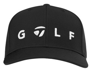 TaylorMade Lifestyle Golf Logo Herren Cap, schwarz