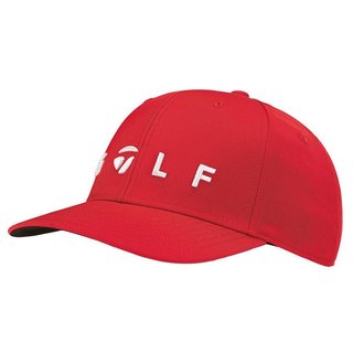 TaylorMade Lifestyle Golf Logo Herren Cap, rot