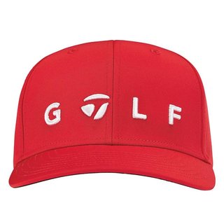 TaylorMade Lifestyle Golf Logo Herren Cap, rot
