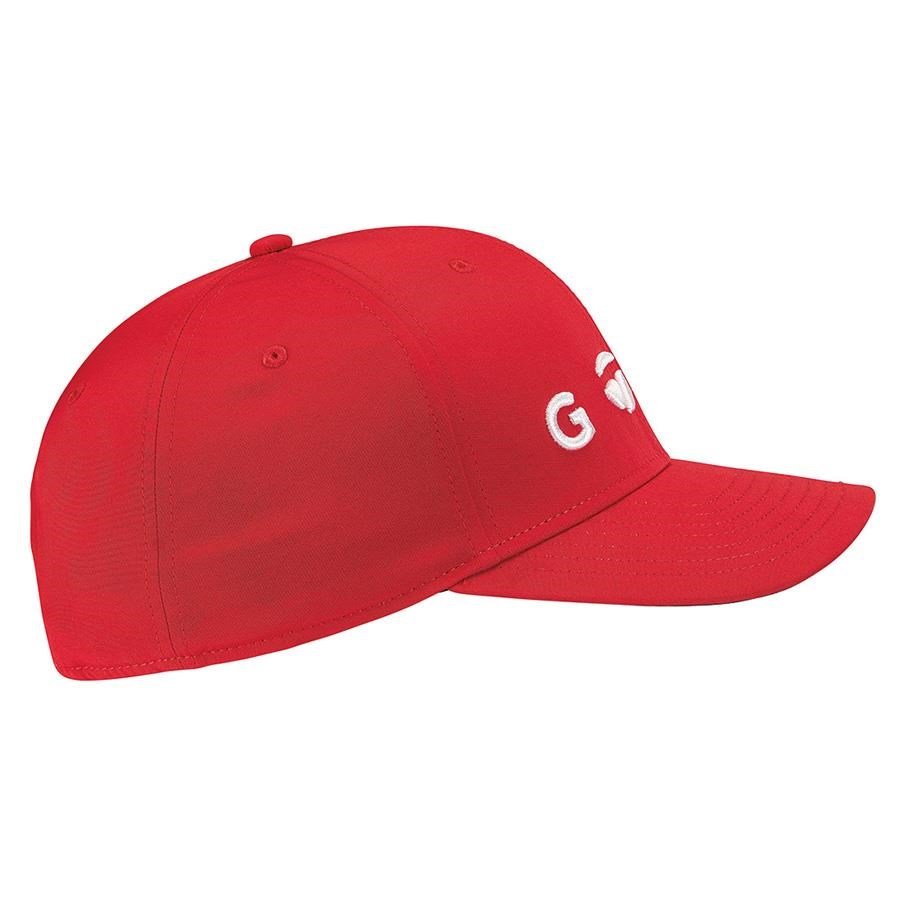 TaylorMade Lifestyle Golf Logo Herren Cap, rot