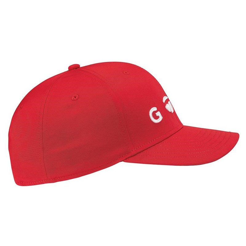 TaylorMade Lifestyle Golf Logo Herren Cap, rot