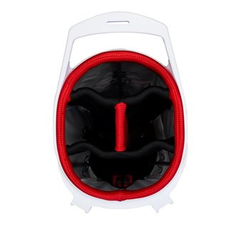 Callaway Hyperlite Zero Double Strap Standbag, weiss/schwarz/rot