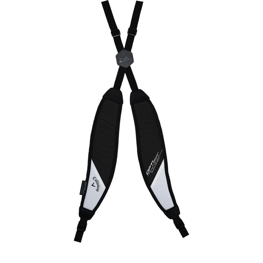 Callaway Hyperlite Zero Double Strap Standbag, weiss/schwarz/rot