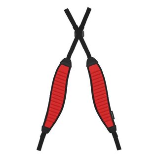 Callaway Hyperlite Zero Double Strap Standbag, weiss/schwarz/rot