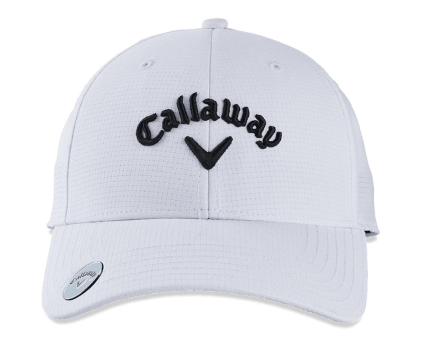 Callaway Stitch Magnet Golf Cap, weiss