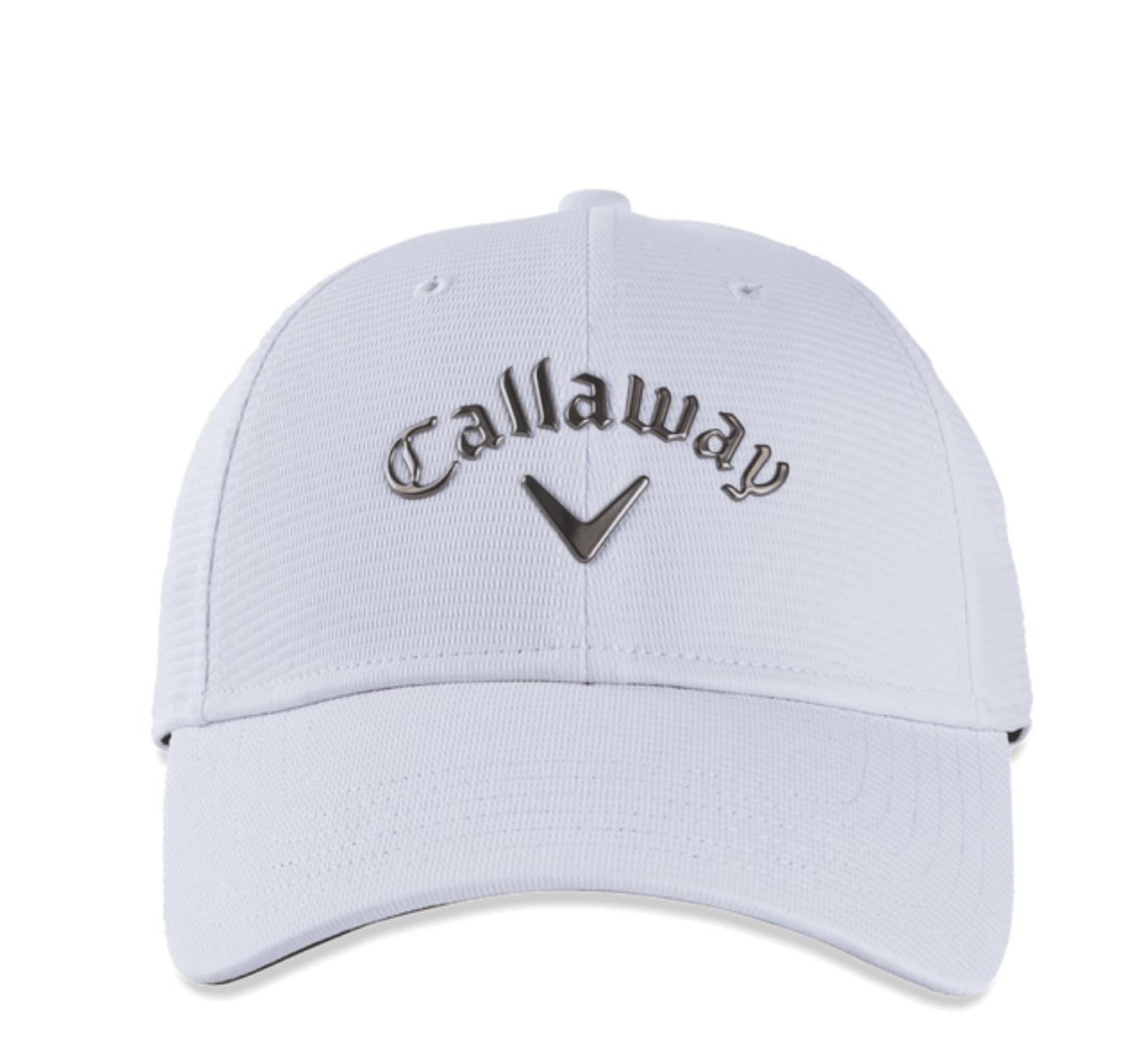 Callaway Liquid Metal Golf Cap, weiss/gunmetal