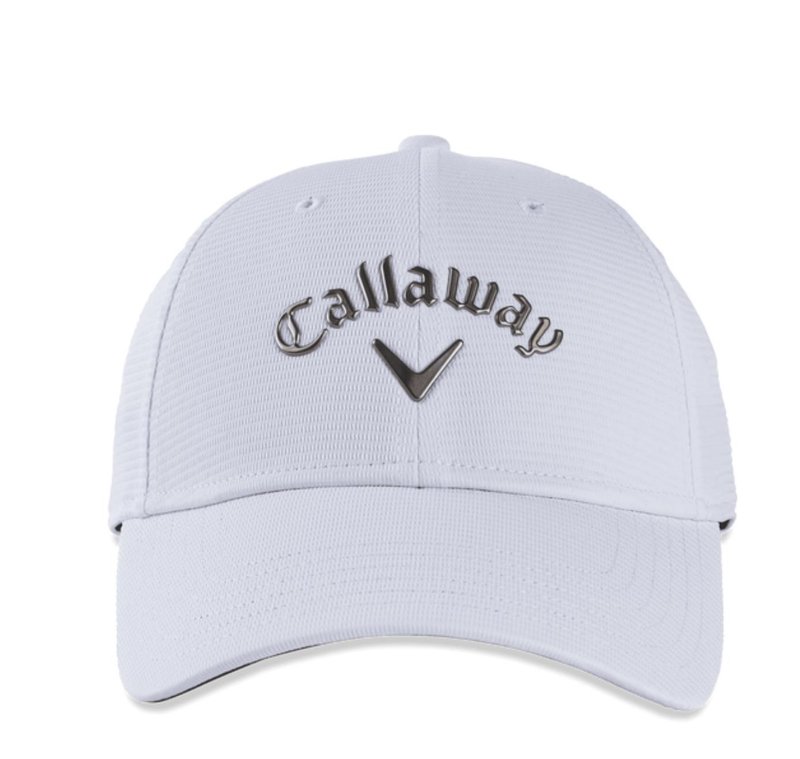 Callaway Liquid Metal Golf Cap, weiss/gunmetal