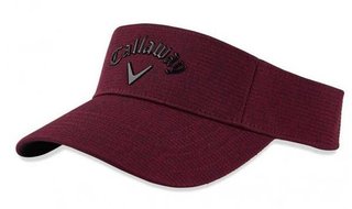 Callaway Liquid Metal Golf Visor, rot/schwarz