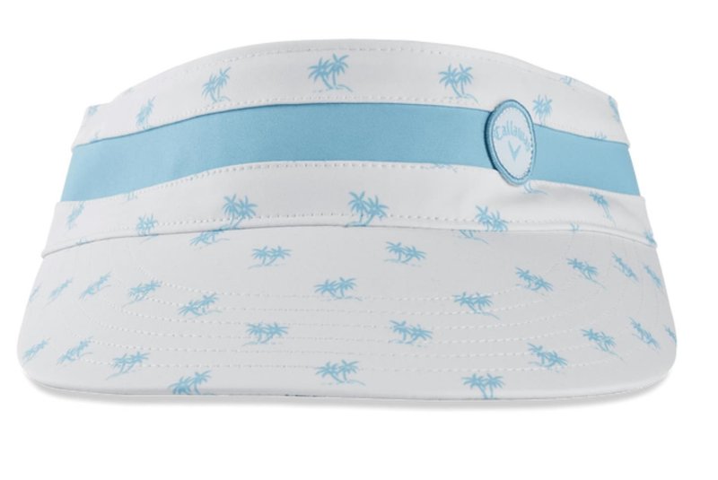 Callaway Damen Visor, palm print