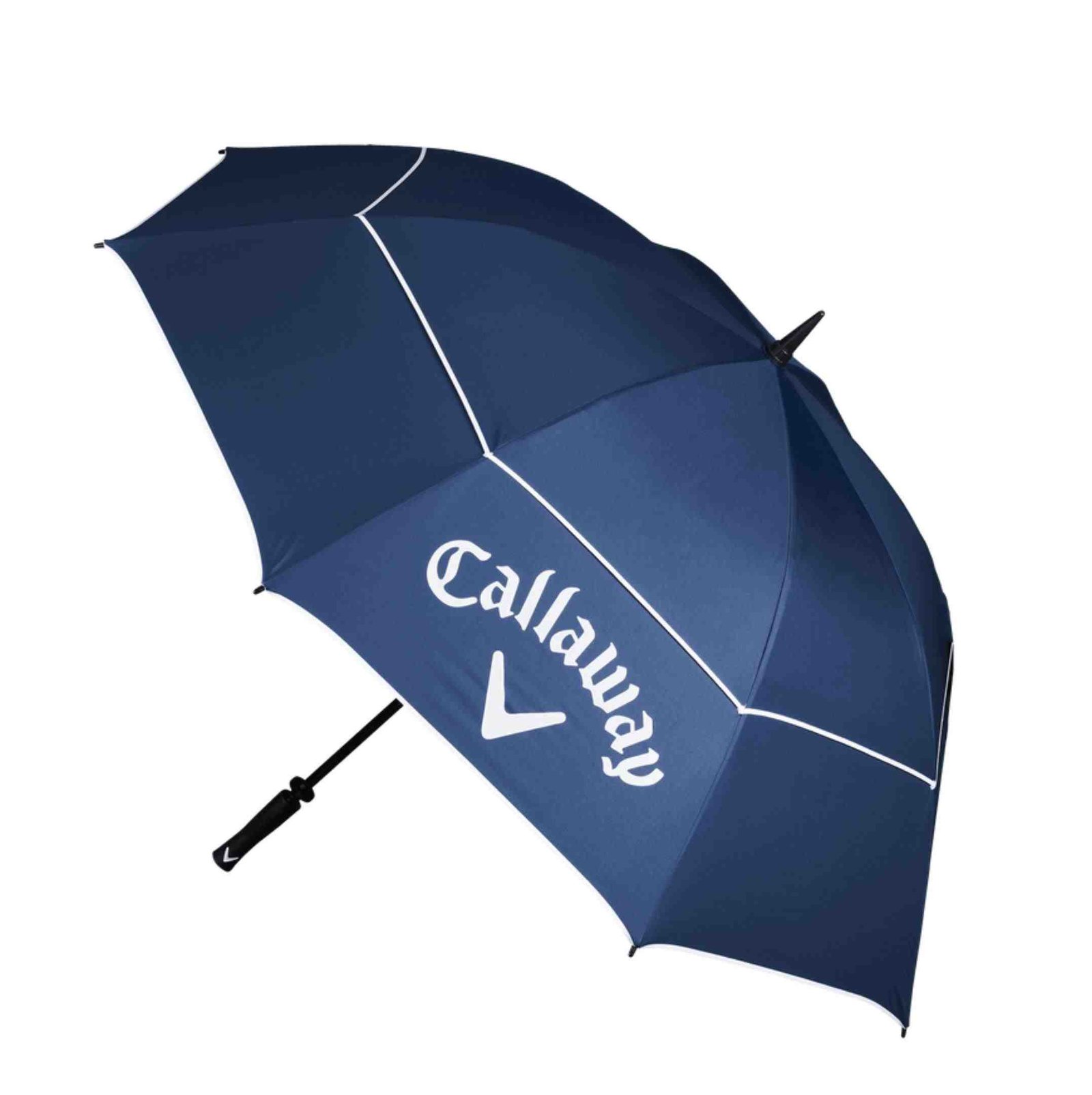 Callaway Shield Regenschirm  64", dunkelblau/weiss