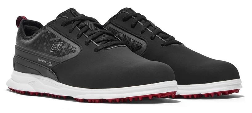 FootJoy Superlites XP Herren Golfschuhe, schwarz/weiss/rot