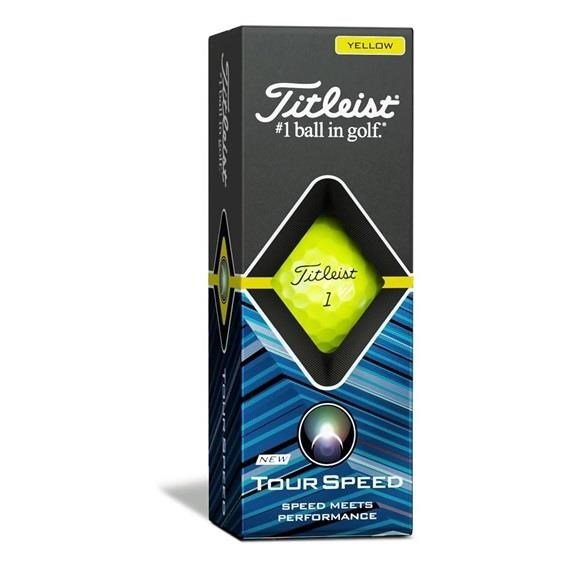 Titleist Tour Speed 21 Golfbälle, gelb
