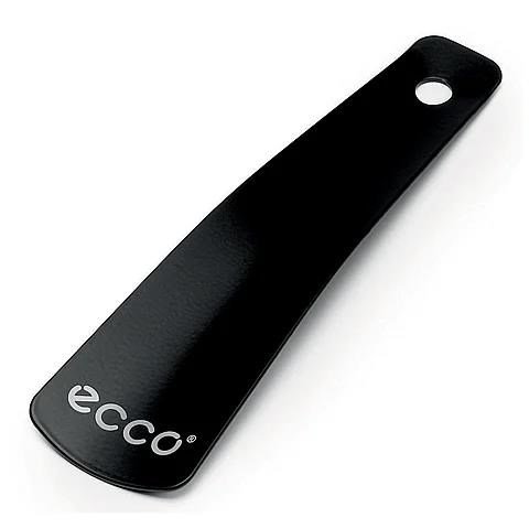 Ecco Metal Shoehorn Schuhlöffel, 14 cm, schwarz