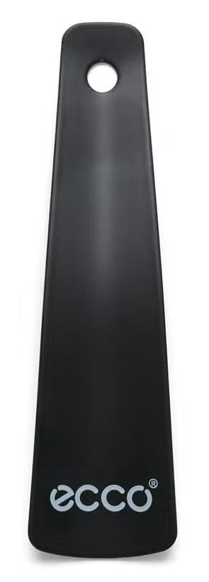 Ecco Metal Shoehorn Schuhlöffel, 14 cm, schwarz