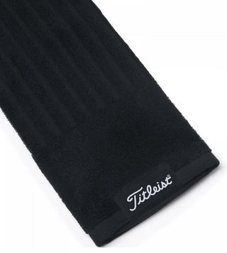 Titleist Tri-Fold Golfhandtuch, schwarz