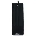 Titleist Tri-Fold Golfhandtuch, schwarz