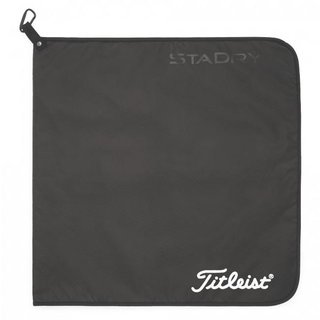 Titleist StaDry Performance Golfhandtuch, schwarz