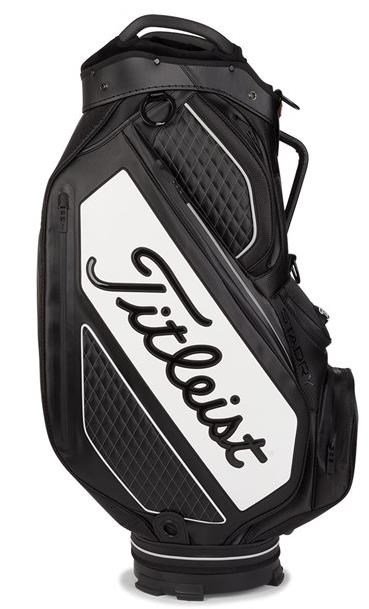 Titleist Tour Series Premium Stadry Staffbag, schwarz/weiss