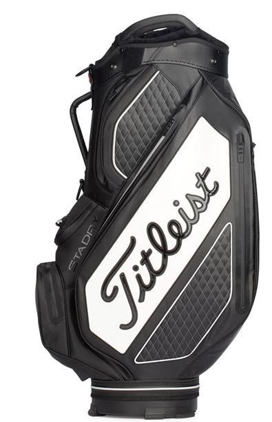 Titleist Tour Series Premium Stadry Staffbag, schwarz/weiss