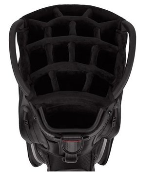 Titleist Tour Series Premium Stadry Staffbag, schwarz/weiss