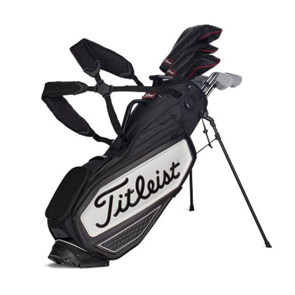 Titleist Tour Series Premium Standbag, schwarz/weiss