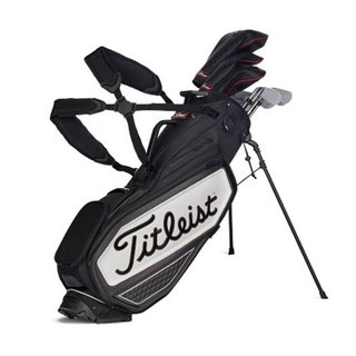 Titleist Tour Series Premium Standbag, schwarz/weiss