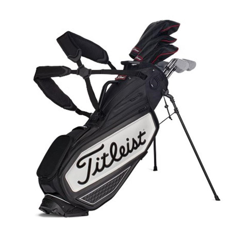 Titleist Tour Series Premium Standbag, schwarz/weiss