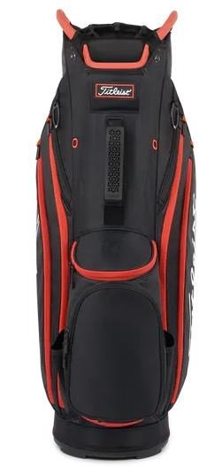 Titleist 14 Cartbag, schwarz/rot