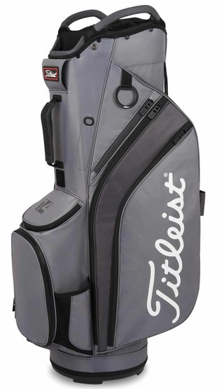 Titleist Cart 14 Cartbag, grau/rot