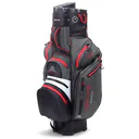 Big Max Dri Lite Silencio 2 Cartbag, charcoal/weiss/schwarz/rot