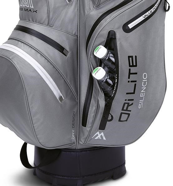 Big Max Dri Lite Silencio 2 Cartbag, grau/schwarz