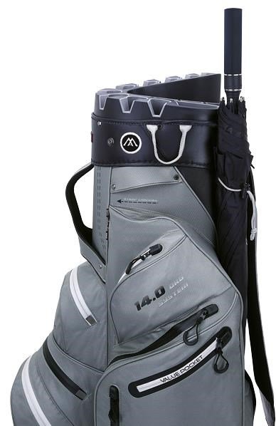 Big Max Dri Lite Silencio 2 Cartbag, grau/schwarz