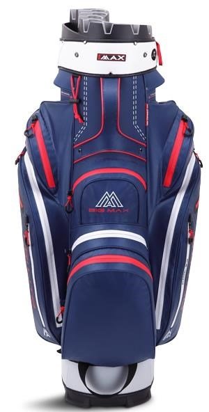 Big Max Dri Lite Silencio 2 Cartbag, dunkelblau/silber/rot