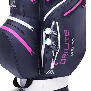 Big Max Dri Lite Silencio 2 Cartbag, steel blue/silver/fuchsia
