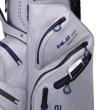 Big Max Dri Lite Silencio 2 Cartbag, silber/dunkelblau
