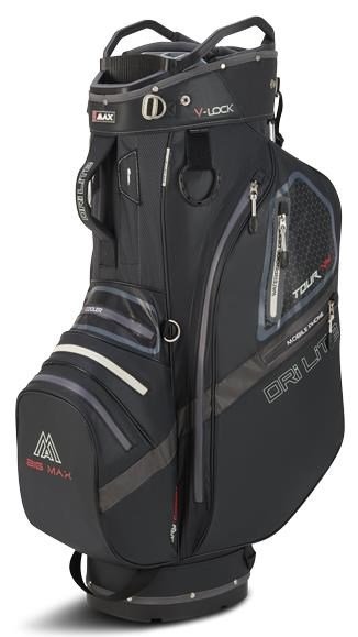 Big Max Dri Lite V-4 Cartbag, schwarz