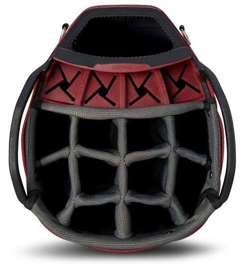 Big Max Dri Lite V-4 Cartbag, blueberry/weiss/merlot